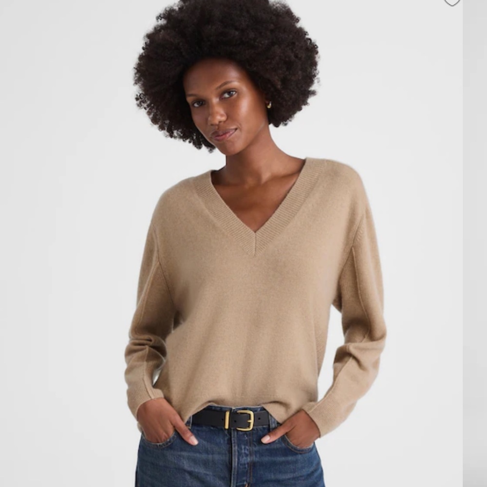 Cashmere V-Neck Sweater